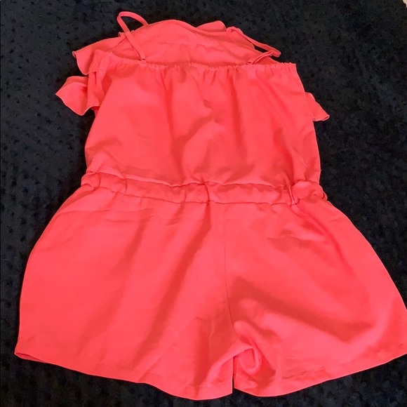 🌺Coral Romper🌺 - Picture 6 of 7